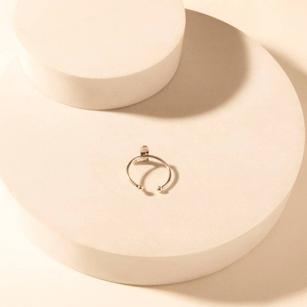 Honky Tonk Boot adjustable Ring for Women with boot charm detail for everyday western wear