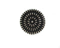 Western Metal Round Concho Cuff Ring