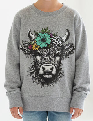 Hello Heifer Kids Sweater