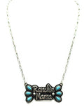 Western Ranchin mama Turquoise Necklace