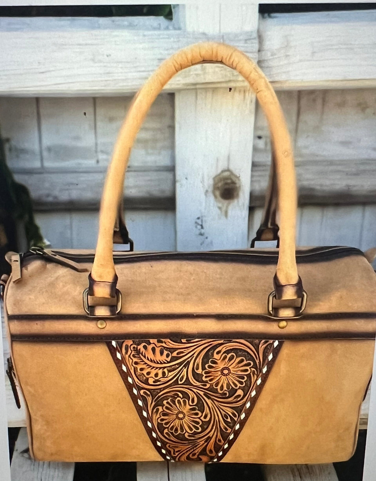Burn Tooled Sm Duffel