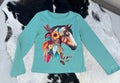 Painted by the Wind Horse T Girls