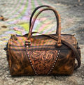 Rustic Leather & Tool Sm Duffel