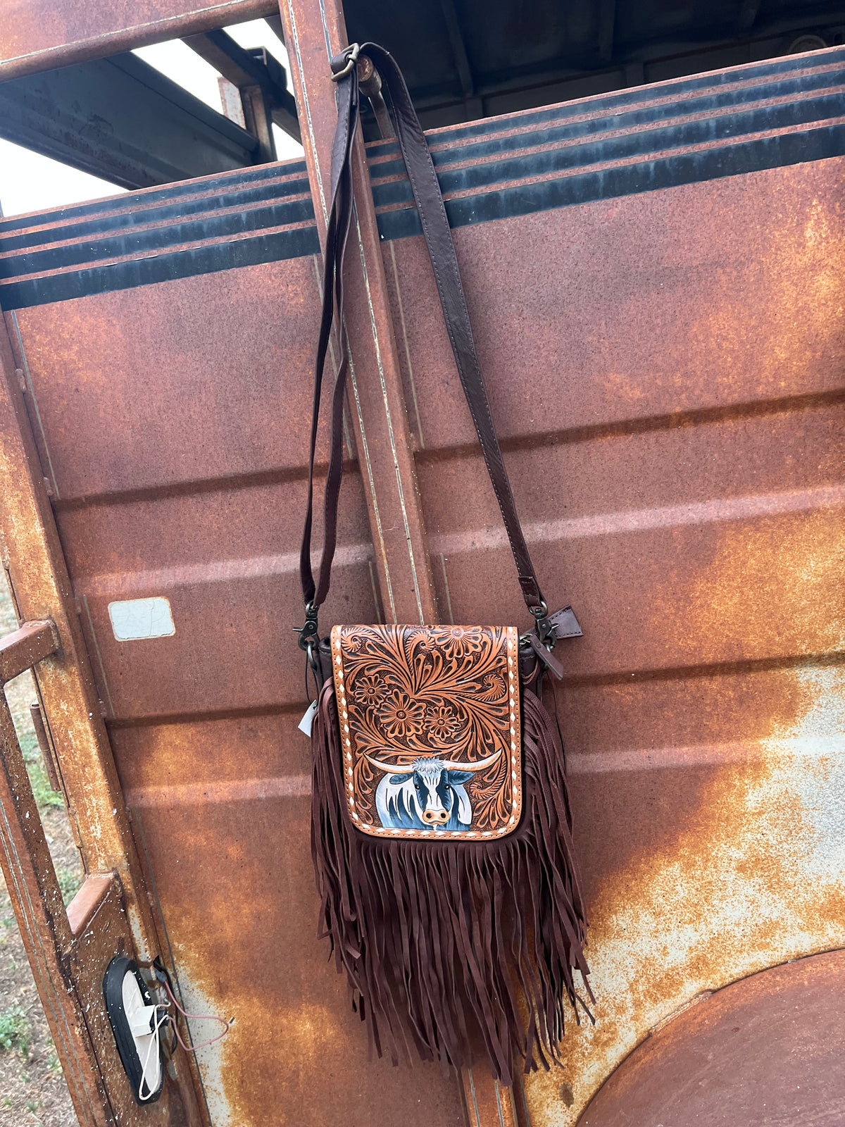 Longhorn Crossbody Purse