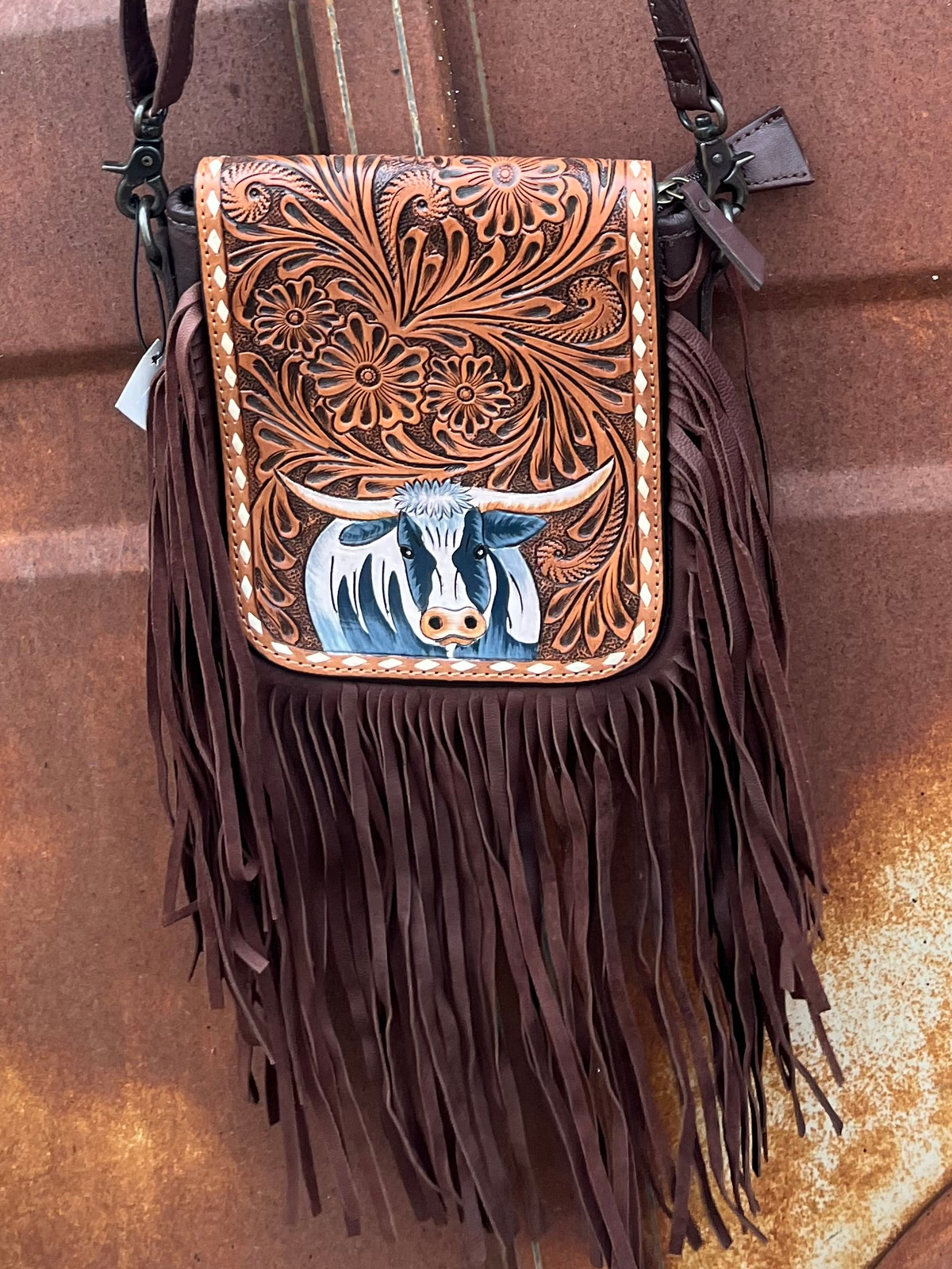 Longhorn Crossbody Purse