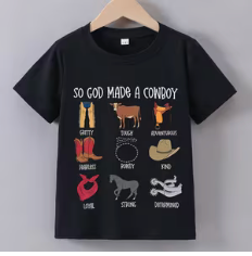 So God Made a Cowboy Toddler T