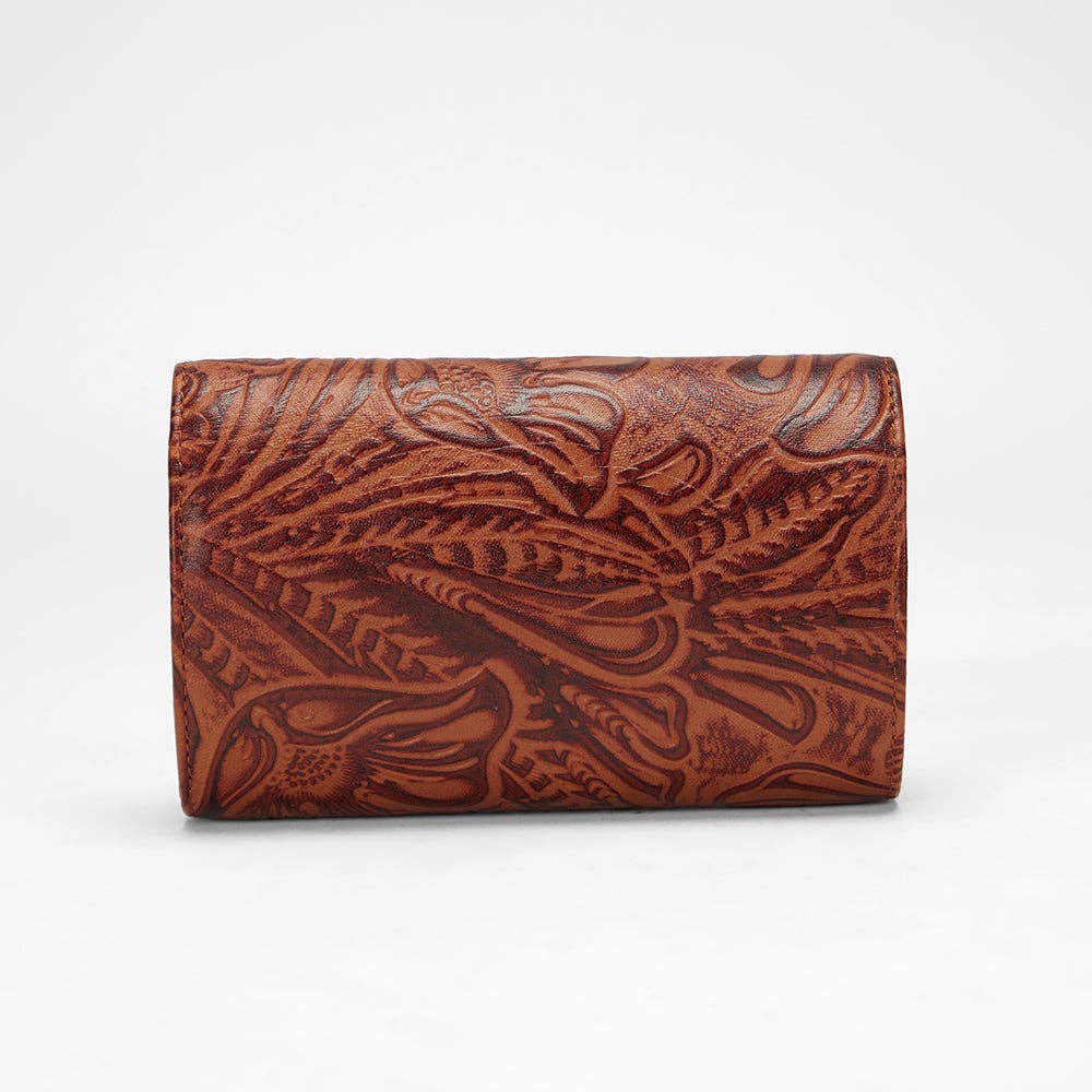 Loyal West Canyon Jewellery Case Handtooled Leather
