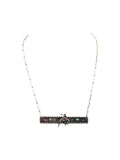 Western Bronc Rider Bar Turquoise Necklace