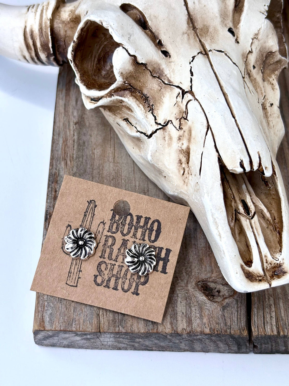Dainty Western Mini Flower Stud Earrings