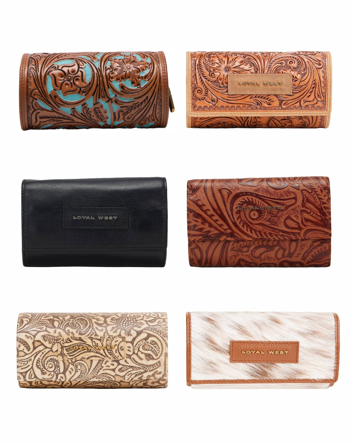 Loyal West Canyon Jewellery Case Handtooled Leather